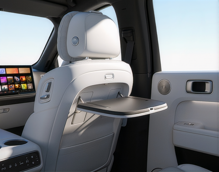 Self-balance Seatback Table