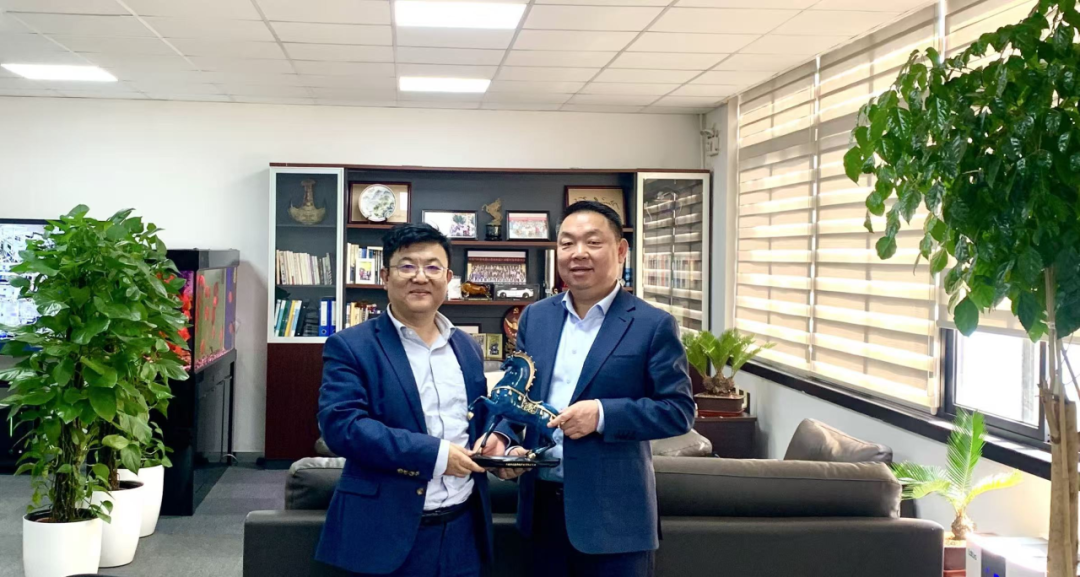 华民经济城领导莅临领科汇智考察调研(图2)